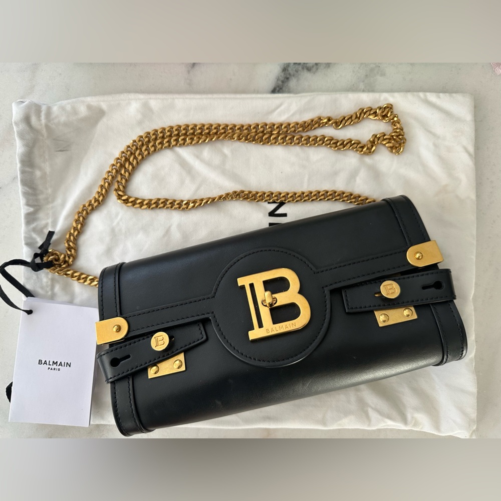 BALMAIN B-Buzz 23 Crossbody Pouch- Authentic - Picture 2 of 9